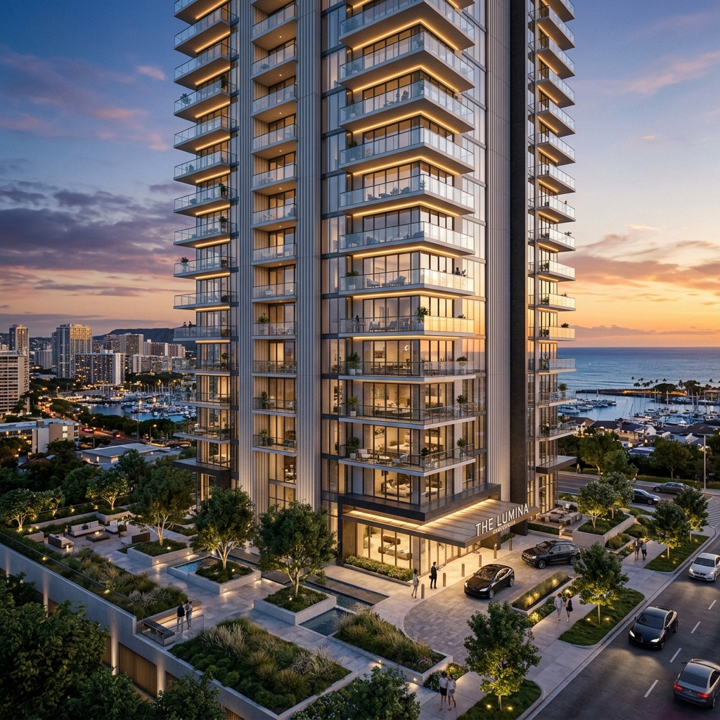 Lodha premium residential project facade