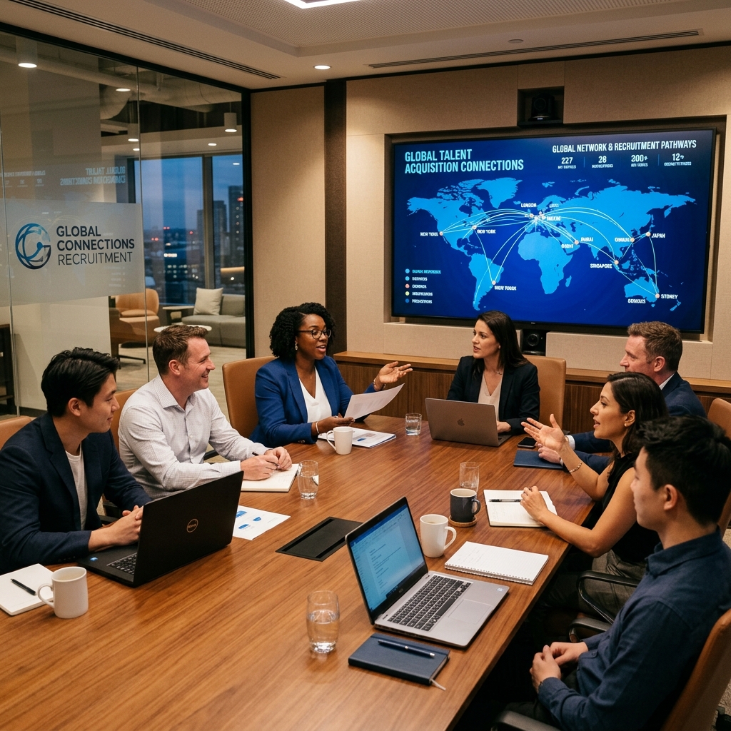 Soundlines Group global manpower map and board session